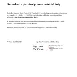 Mateřská škola Na Vrcholu 24